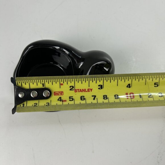 PartyLite Sleeping Black Cat Kitten Halloween Tea Light Candle Holder P90013 - Picture 5 of 6